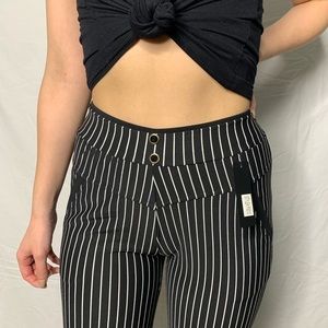 Black & White Stripped Skinnies